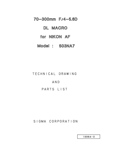 nikon nikon503 NA nikon503 NA service manual